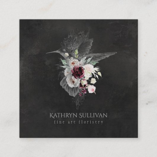 Carte de visite des colibris floraux de Dardy Mood (Devant)