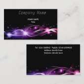 Carte de visite des communications (Devant / Derrière)