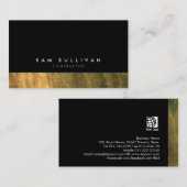 Carte de visite des compétences de l'entrepreneur  (Devant / Derrière)