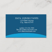 Carte de visite des consultants bleus de la Marine (Dos)