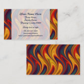 carte de visite des couleurs de flamme (Devant / Derrière)