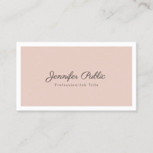 Carte De Visite Des couleurs élégantes et épurées Simple Chic