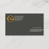 Carte De Visite Des couleurs époustouflantes pour la sécurité du w (Dos)