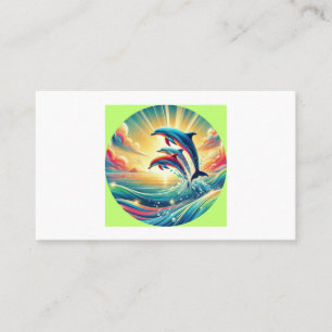 Carte de visite des dauphins océaniques
