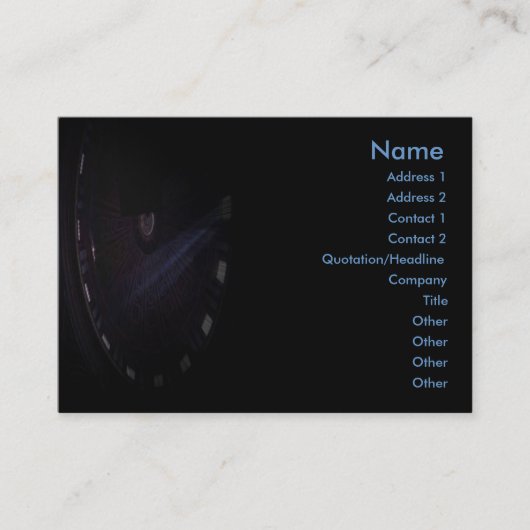 Carte de visite des domaines (Devant)