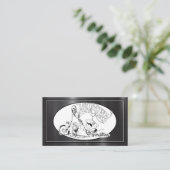 Carte de visite des douanes du monastère (Debout devant)