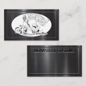 Carte de visite des douanes du monastère (Devant / Derrière)