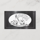 Carte de visite des douanes du monastère (Devant)