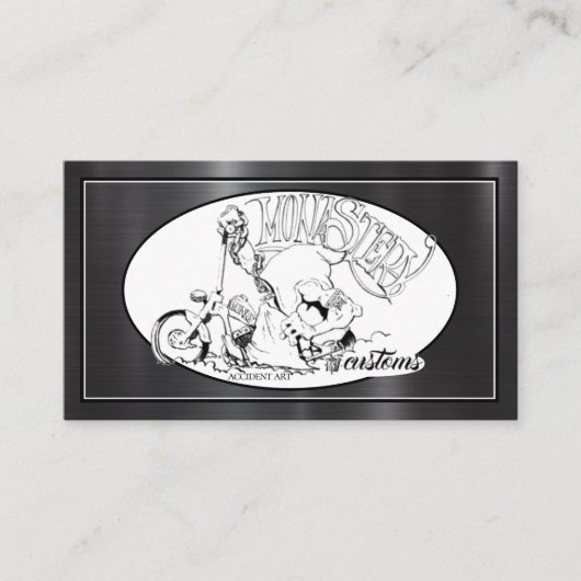 Carte de visite des douanes du monastère (Devant)