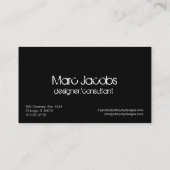 carte de visite des éclaboussures (Dos)