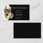 Carte de visite des éleveurs de chiens bergers all (Devant / Derrière)