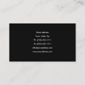 Carte de visite des équipements et solutions d'écl (Dos)