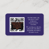 Carte de visite des essais aériens (Dos)