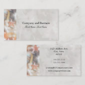 Carte de visite des étoiles Abstraites (Devant / Derrière)