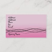 Carte de visite des gâteaux de Chrissie (Dos)