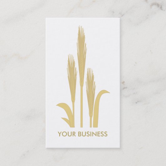 Carte de visite des Grains d'or du blé (Devant)