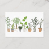 Carte de visite des Houseplants (Dos)