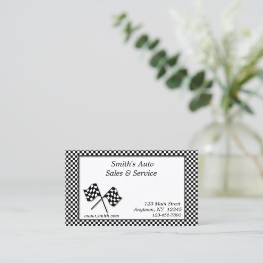 Carte de visite des indicateurs de course (Debout devant)