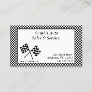 Carte de visite des indicateurs de course