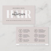 Carte de visite des instructions modernes pour les (Devant / Derrière)