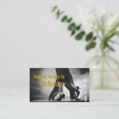 Carte de visite des leçons de danse, d'instructeur (Debout devant)
