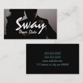 Carte de visite des leçons de l'instructeur de dan (Devant / Derrière)