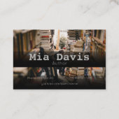 Carte de visite des livres d'auteur (Dos)