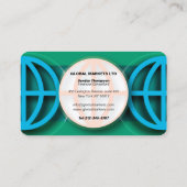 Carte de visite des marchés mondiaux (Dos)