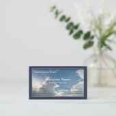 Carte de visite des nuages Blue Sky (Debout devant)