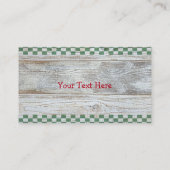 Carte de visite des oeufs de pays (Dos)