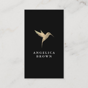 Carte de visite des oiseaux de Humming