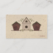 Carte de visite des oiseaux primitifs (Dos)