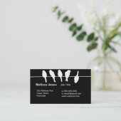 Carte De Visite Des oiseaux sur un fil - osez être différent (le (Debout devant)