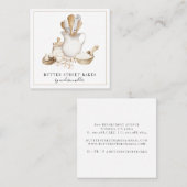 Carte de visite des outils de boulangerie Baker (Devant / Derrière)