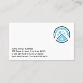 Carte de visite des outils de nettoyage (Dos)