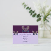 Carte de visite des papillons Jewel (Debout devant)