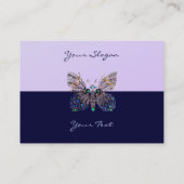 Carte de visite des papillons Jewel (Dos)