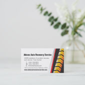 Carte de visite des pistes de service automobile (Debout devant)