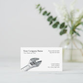 Carte de visite des plombiers (Debout devant)