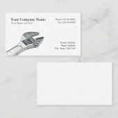 Carte de visite des plombiers (Devant / Derrière)