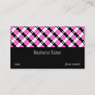 Carte de visite des points funky PICK-A-COLOR