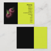 Carte de visite des pommes rouges (Devant / Derrière)