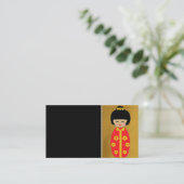 Carte de visite des poupées asiatiques (Debout devant)