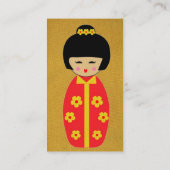 Carte de visite des poupées asiatiques (Dos)
