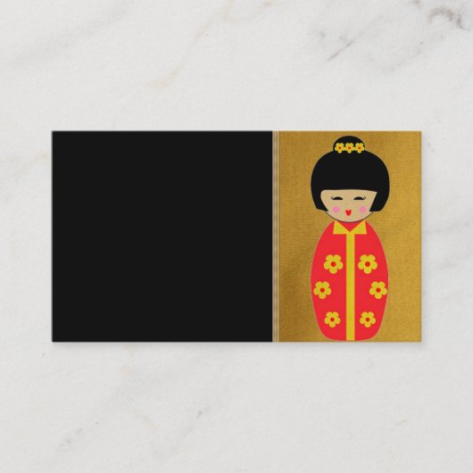 Carte de visite des poupées asiatiques (Devant)
