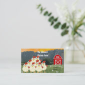 Carte de visite des producteurs de poulet (Debout devant)