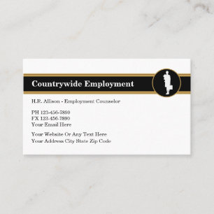 Carte de visite des ressources humaines
