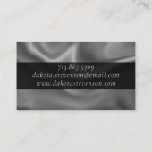 Carte De Visite Dés RPG | Imaginaire Tabletop Retro Gamer Branding (Dos)