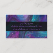 Carte De Visite Dés RPG | Joueur de table Nebula Imaginaire PnP (Dos)