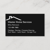 Carte de visite des services à domicile (Devant)